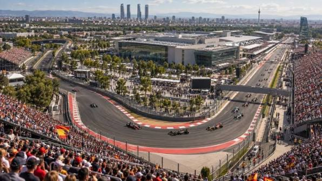 F1: La Casa Real española y figuras del deporte mundial engalanaron el estreno del trazado urbano de Madring