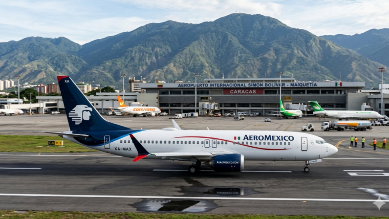 Aeroméxico reanudará sus operaciones hacia Venezuela en el primer trimestre de 2027 tras diez años de ausencia