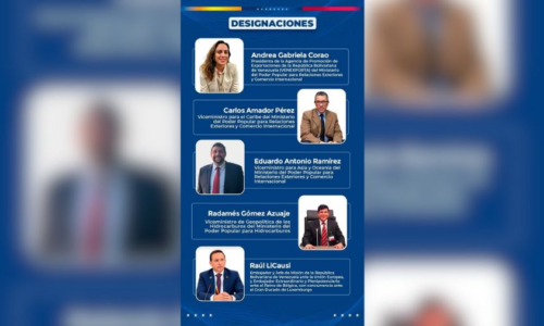 Ejecutivo reestructura despachos clave para potenciar la proyección internacional y energética de Venezuela