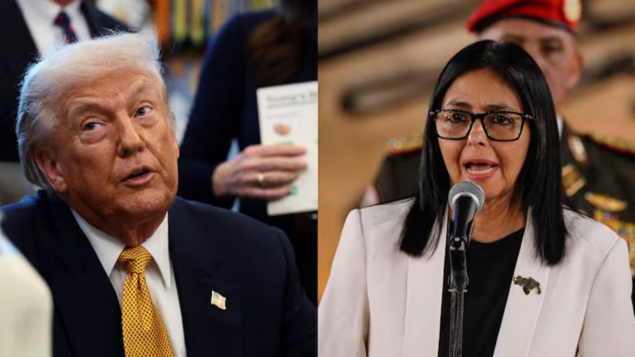 Trump no descarta un encuentro bilateral con Delcy Rodríguez durante la Asamblea General de la ONU
