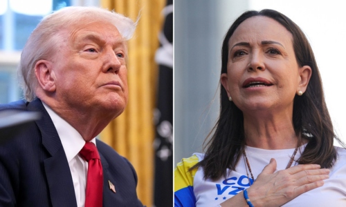 Donald Trump reacciona al imprevisto retorno a Venezuela de la líder opositora María Corina Machado