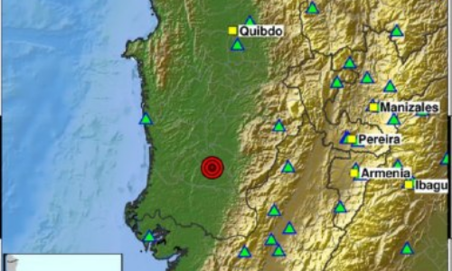 Secuela de sismos sacude el Chocó colombiano en cuestión de minutos