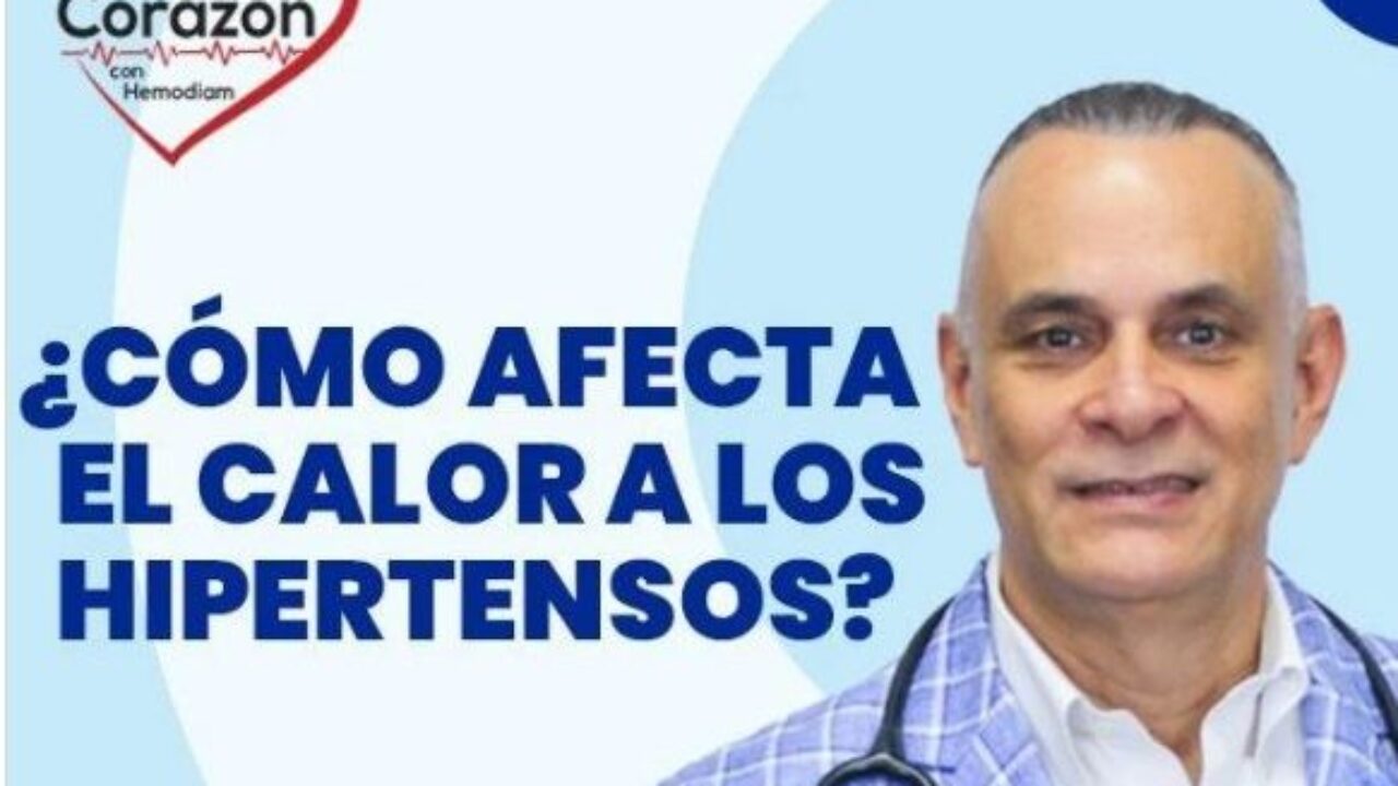 El calor afecta a las personas con hipertensión de varias maneras
