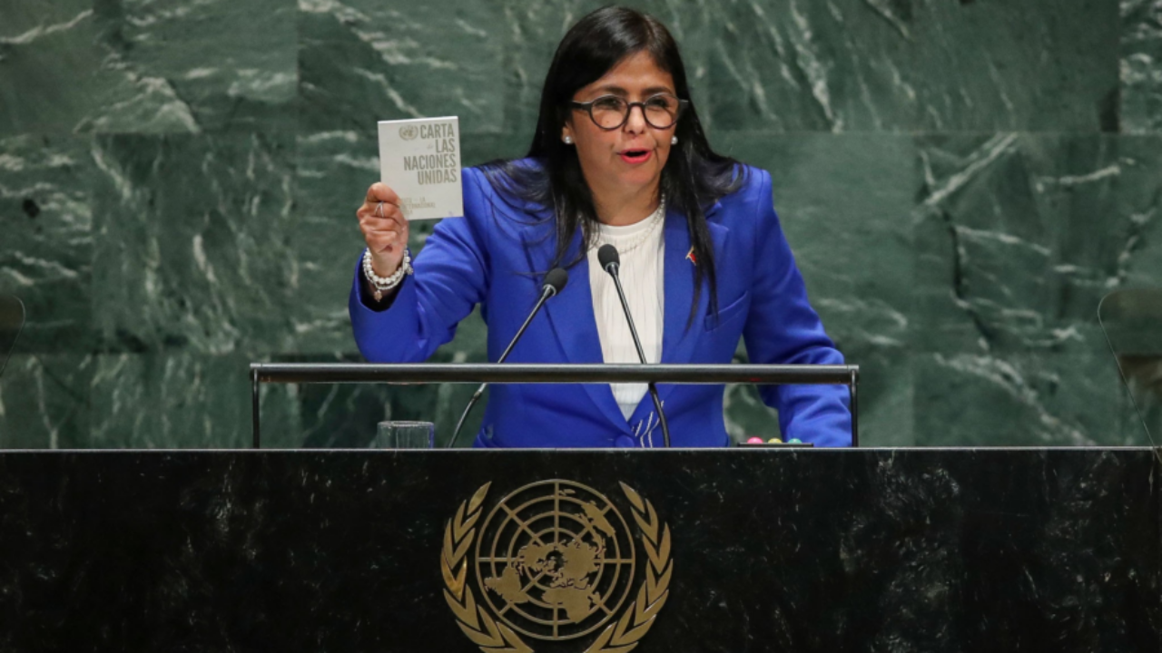 Confirman presencia de Delcy Rodríguez a la  81.ª Asamblea General de la ONU en Nueva York.