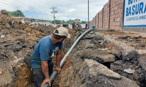 Mejora de infraestructura: MinAguas sustituye 120 metros de tubería para optimizar el suministro hídrico en Maracaibo