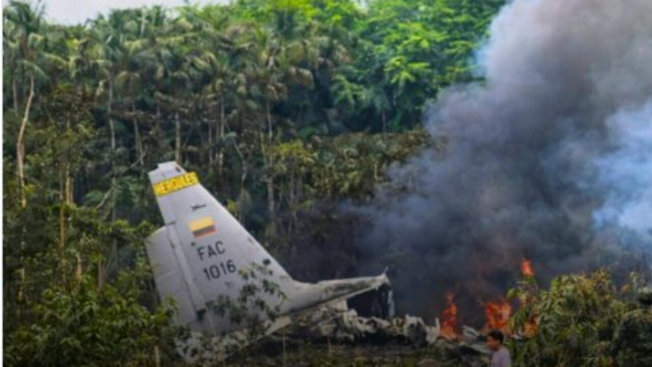 Tragedia aérea en el Putumayo-Colombia: Hércules C-130 con 139 personas a bordo se accidenta en Puerto Leguízamo