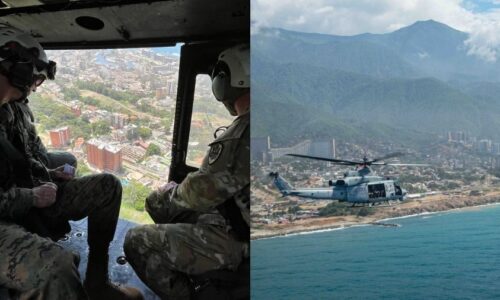 General Francis Donovan supervisa despliegue de ayuda en zonas devastadas de La Guaira