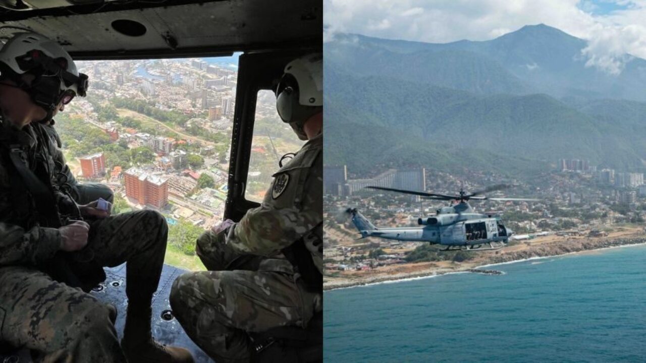 General Francis Donovan supervisa despliegue de ayuda en zonas devastadas de La Guaira