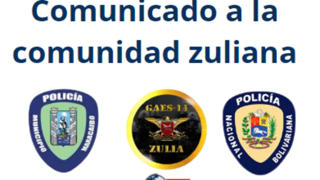 Organismos de seguridad emiten comunicado a la comunidad zuliana tras agresión con granada en Maracaibo
