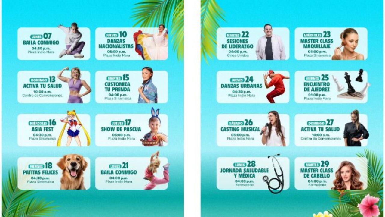 Sambil Maracaibo ofrece diversión e innovaciones en sus espacios para toda la familia durante todo el mes de Abril