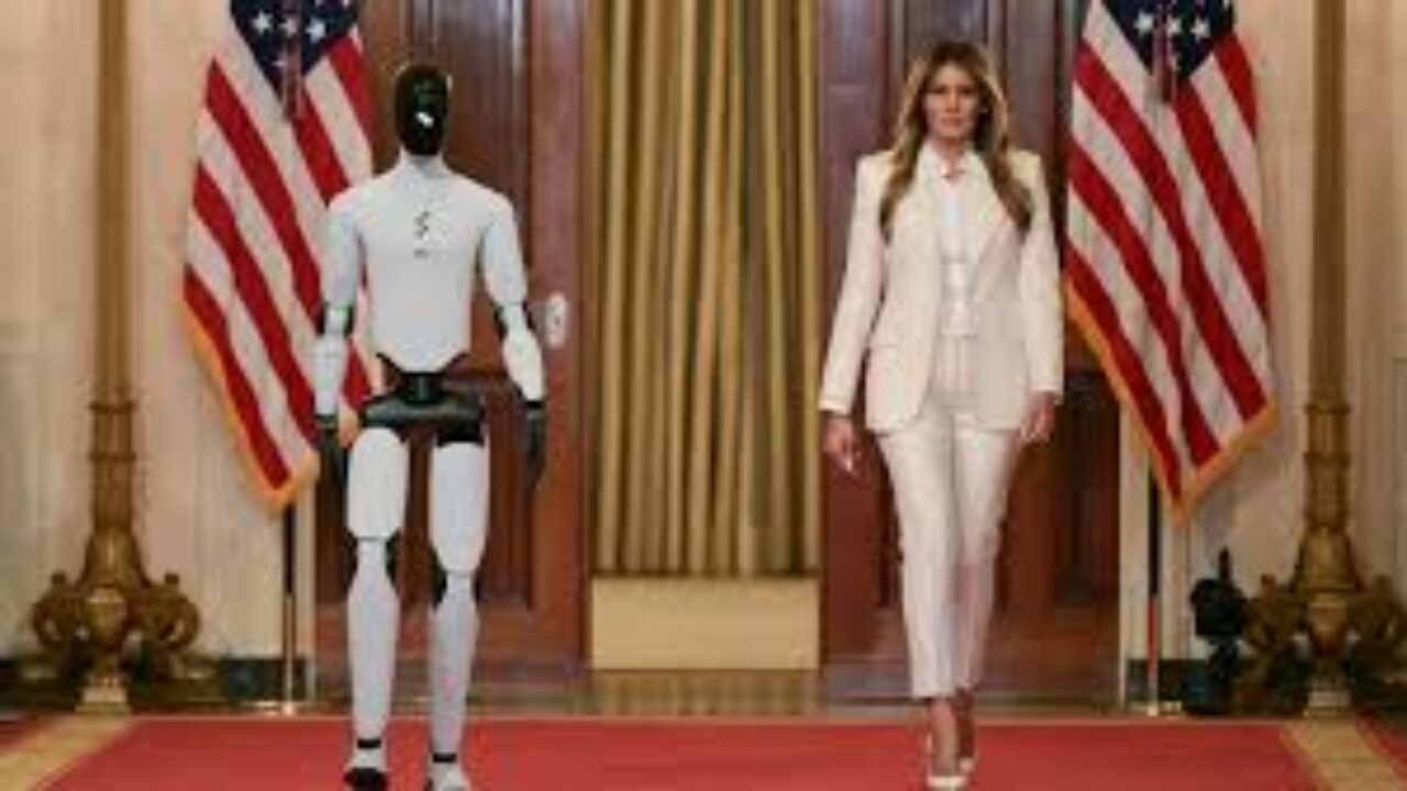 El futuro tiene rostro humano: Melania Trump y el robot «Figure 03» marcan una nueva era en la educación global