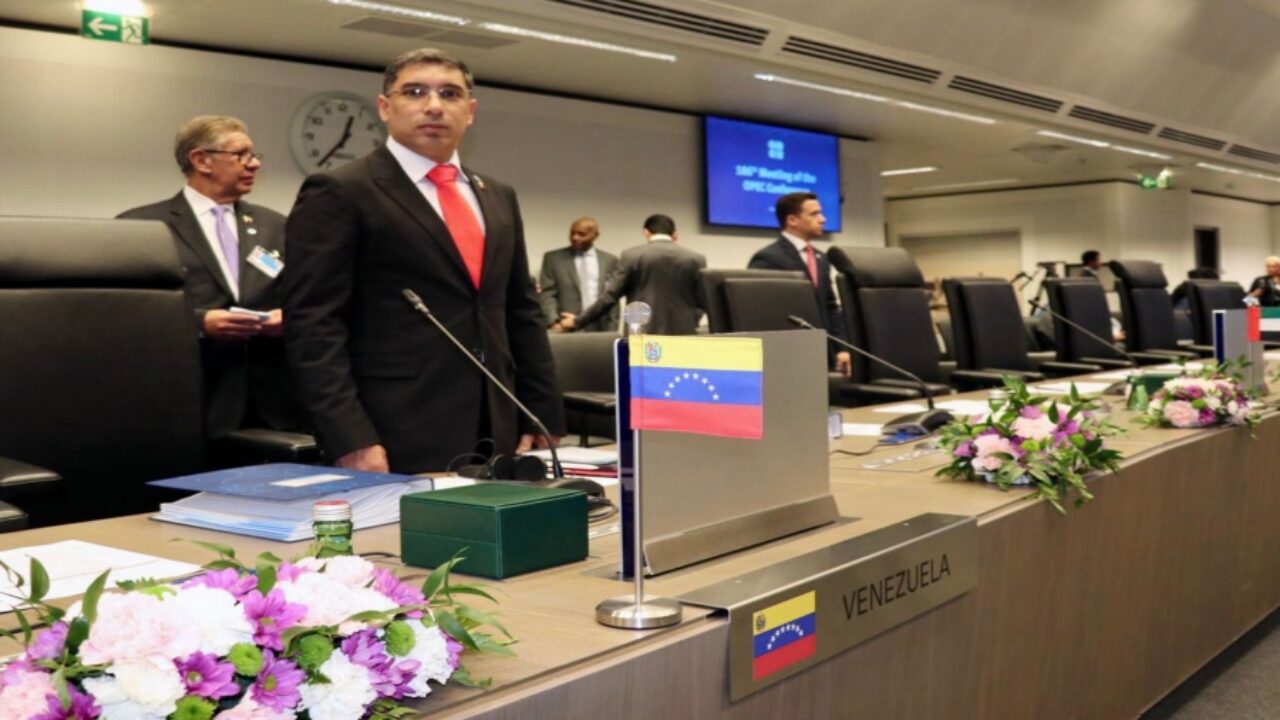 Ministro de Petróleo participa en la 186° Conferencia Ministerial de la OPEP