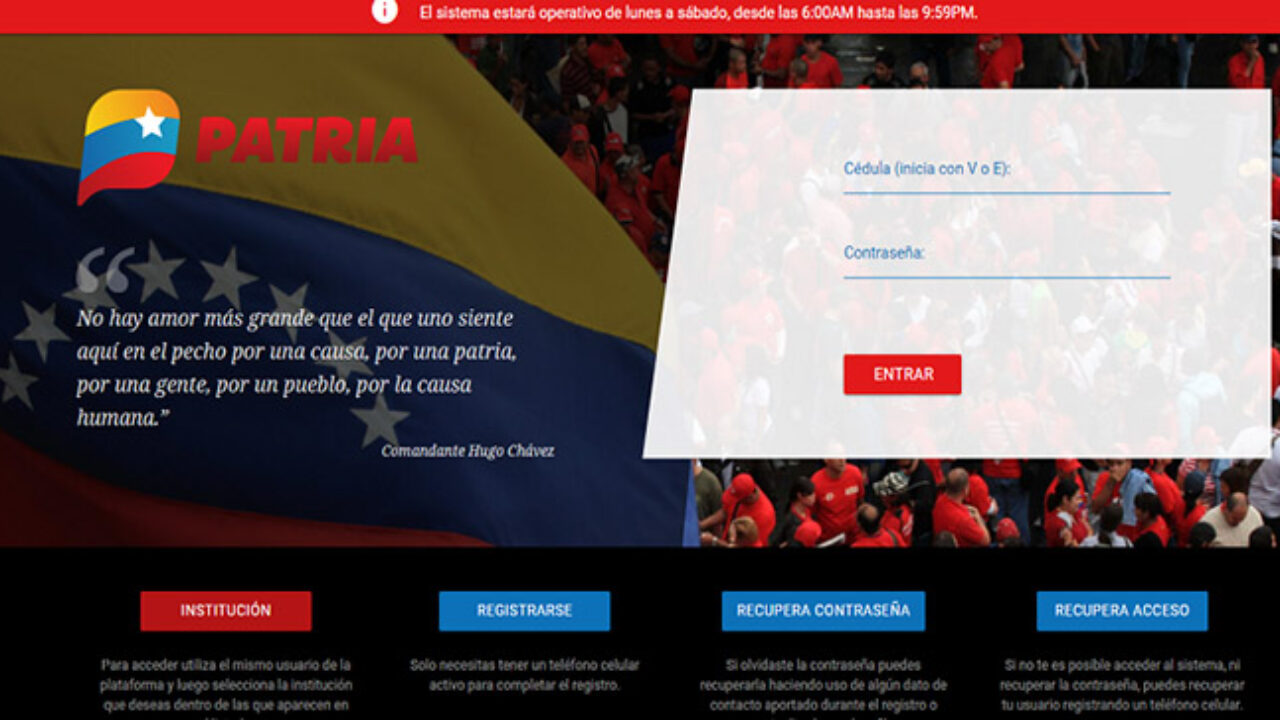 Sistema Patria activa pago del «Bono de Contingencia 2026» para damnificados por sismos