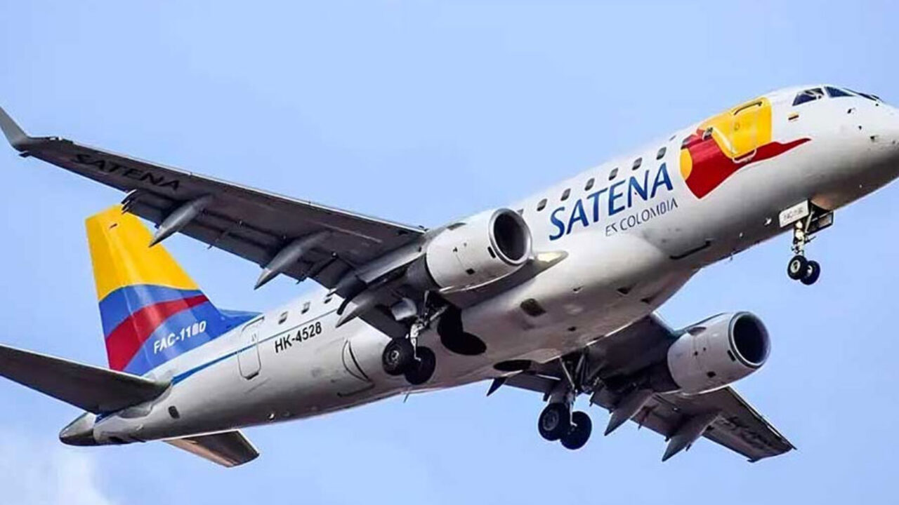 Linea Aerea colombiana Satena inicia operaciones Bogotá-Caracas este 3 de marzo